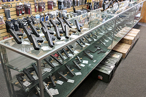 We also have two gun cases full of quality used guns. Stop in and check them out!