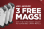 3 FREE Mags!
