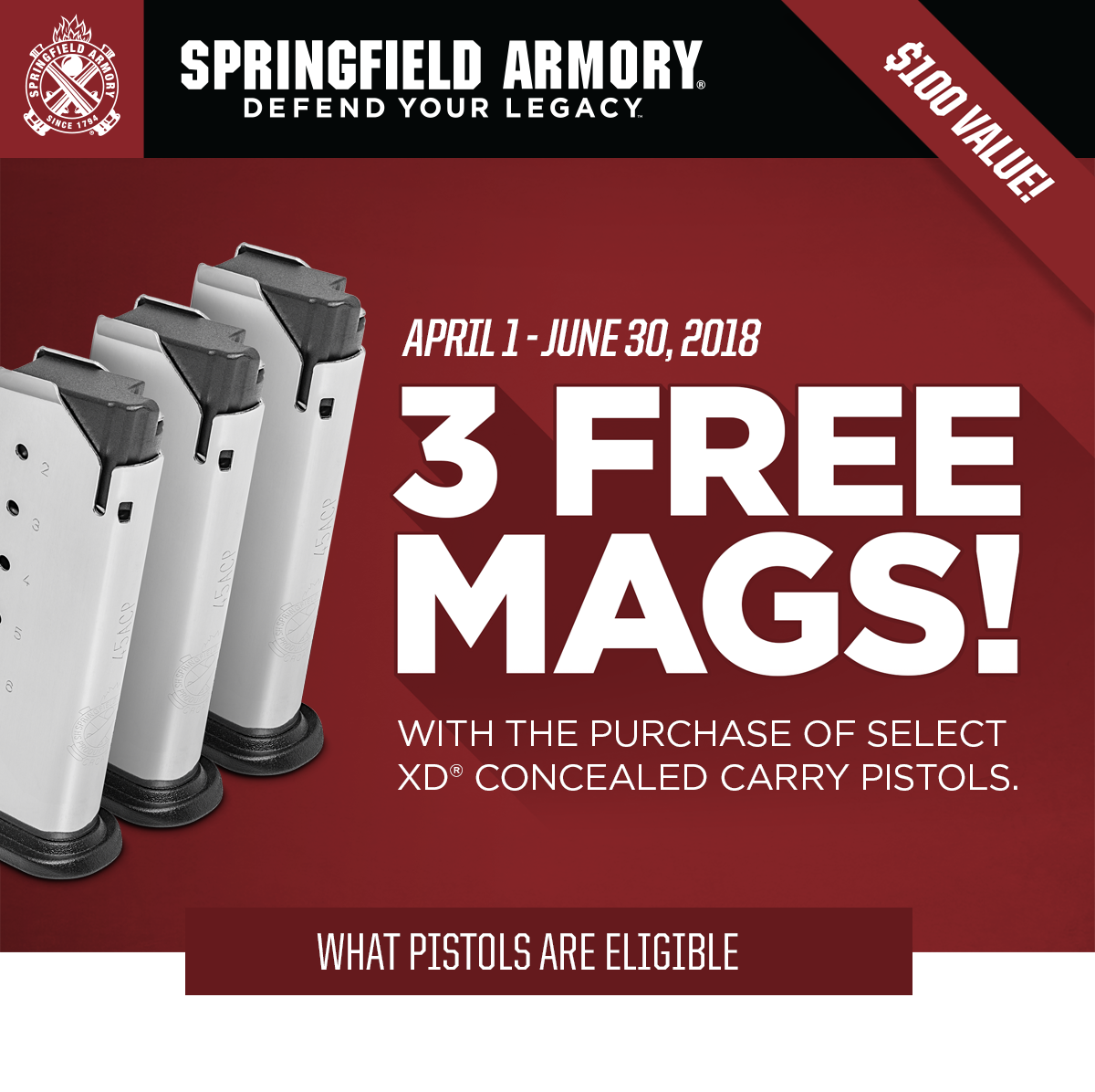 Springfield Armory FREE MAG Promo Ruff's Sporting Goods